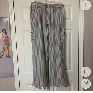 Striped Wide Leg Pants